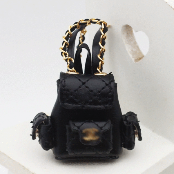 Ch*Nnel Backpack Black