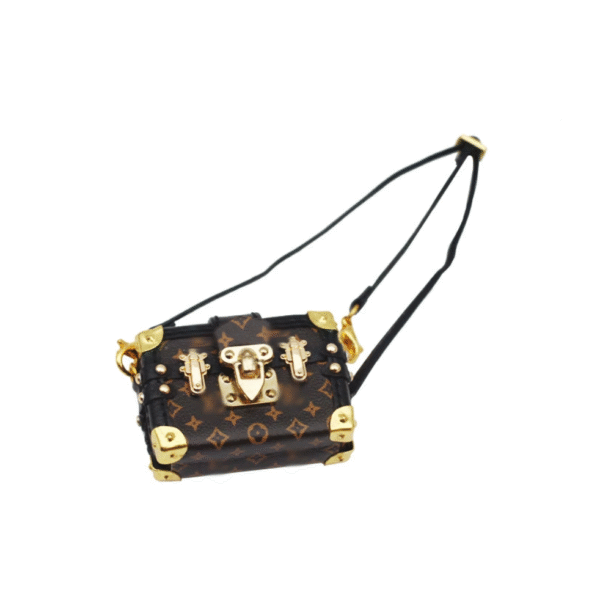 Small Square Box Dark Brown L*V Bag