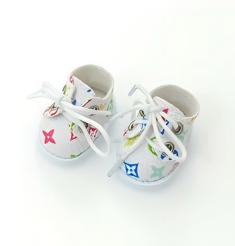 White L*V White Shoes