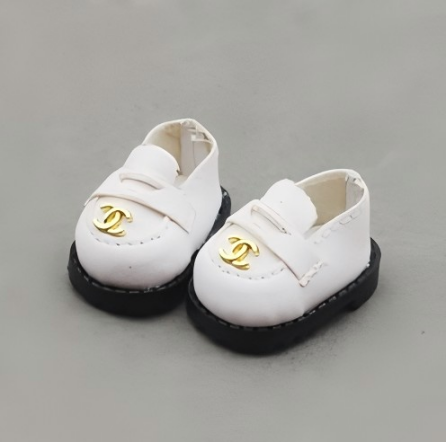 White Chann*L Shoes