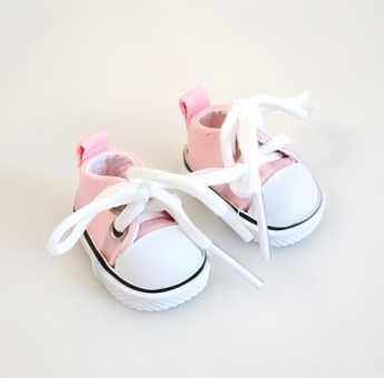 Pink Canvas Shoes