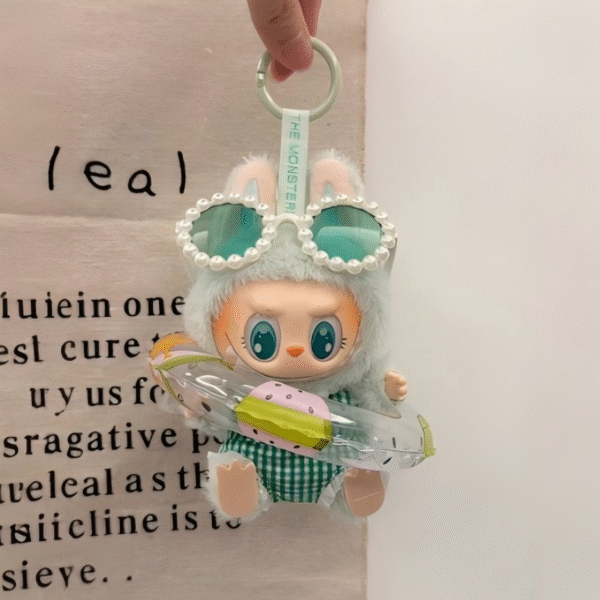 Green Swimsuit Set (3pcs: Swimsuit + Swim Ring + Glasses)