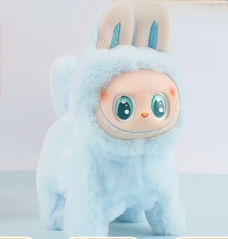 Cartoon Labubu Dog Blue