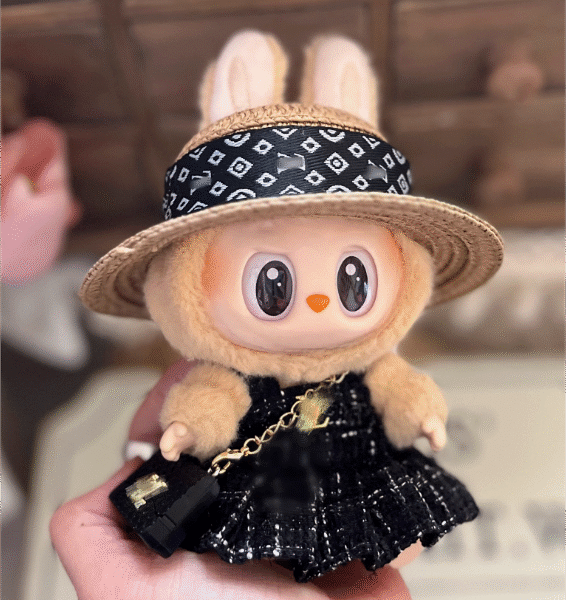 Black L Set (Skirt + Hat + Model Bag)