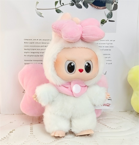 Pink Big Bow Set (No Doll)