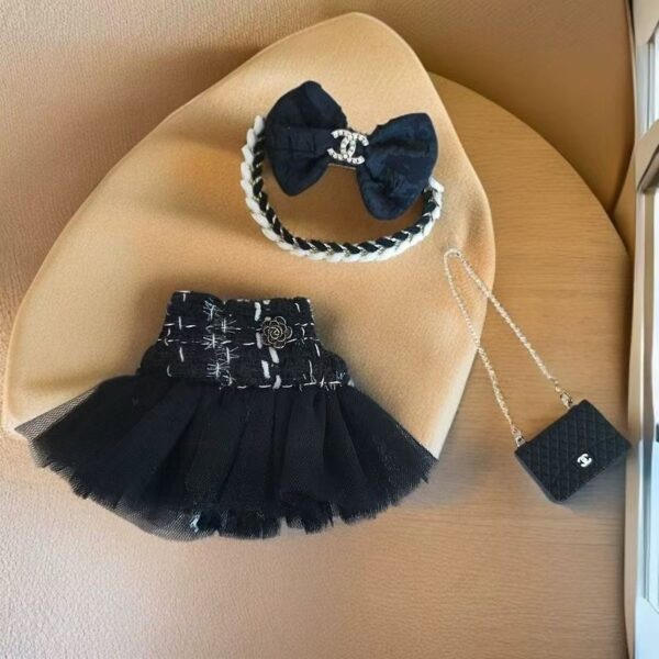 Champagne Style Gauze Skirt Three-Piece Suit