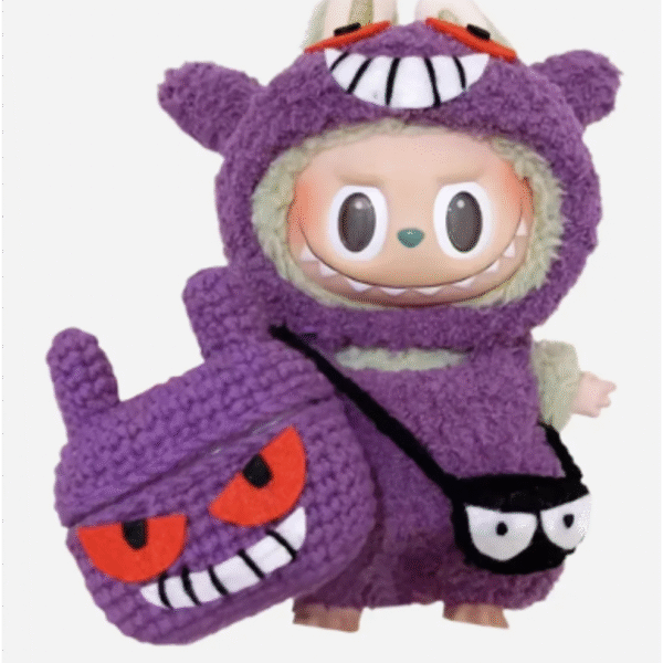 Purple Evil Monster Crochet Set ,Pre-Sale, Ships within 15days
