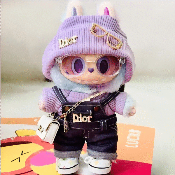 [Doll not included] Purple Dr. Set