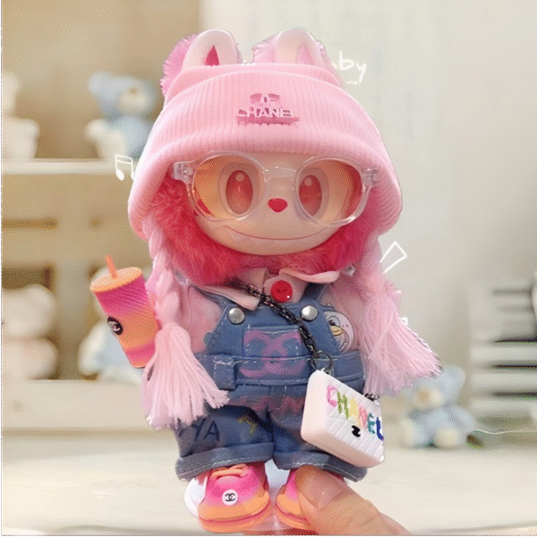 [Doll not included] Chanel Pink Overalls