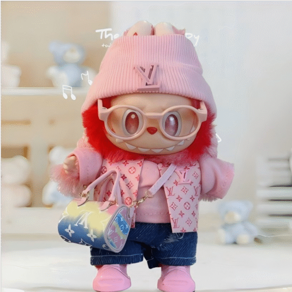 PINK Braided Pigtail Set (Doll Not Included)