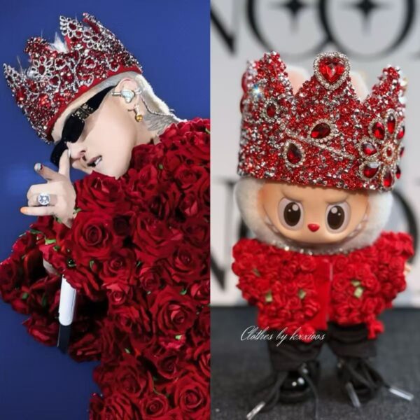 G-Dragon Rose Baby Dress 5-piece set Ships within 8-11days Ships within 8-11days