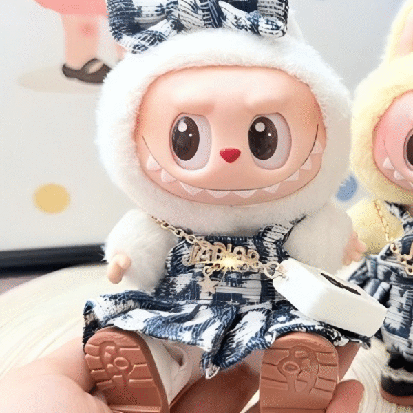 Bow + Dress + Bag + White Shoes