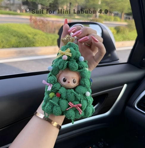 Christmas Tree Labubu 4.0 Doll Outfit